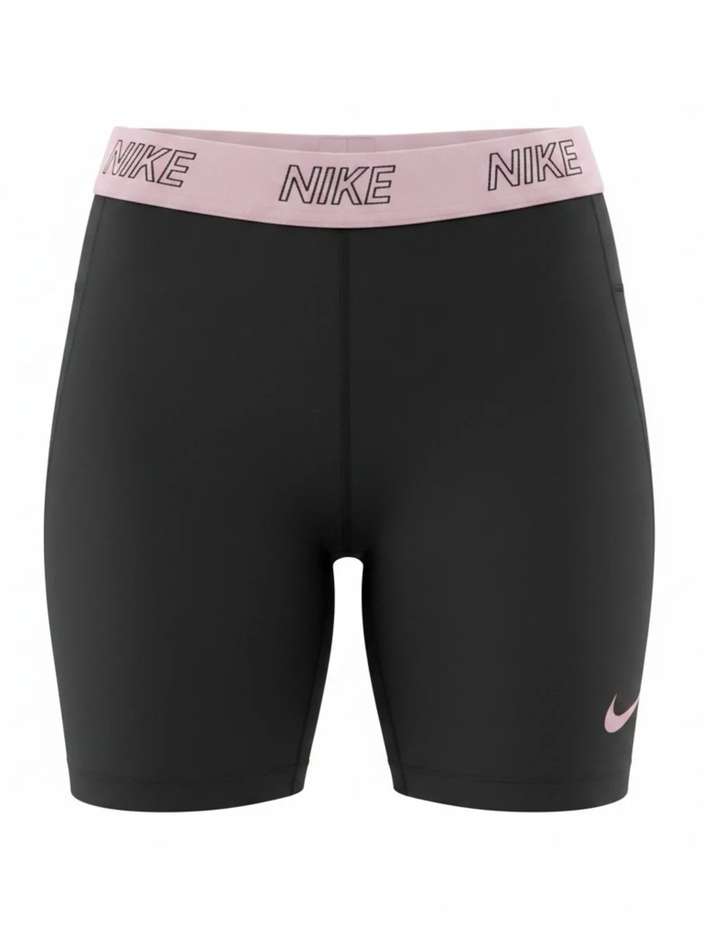Nike Pro Shorts with Pink Branded Waistband